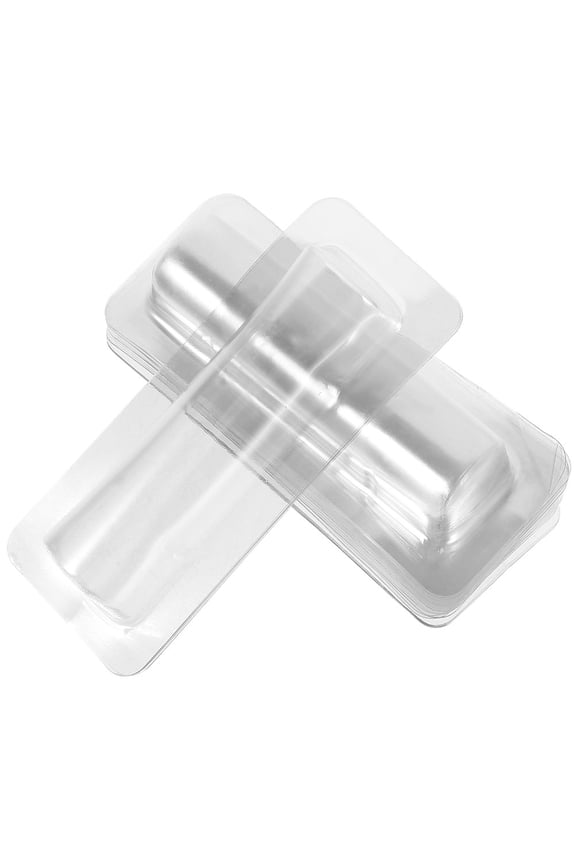 40Pcs Portable Clear Money Wallets with Transparent Window Durable Plastic for Office Use