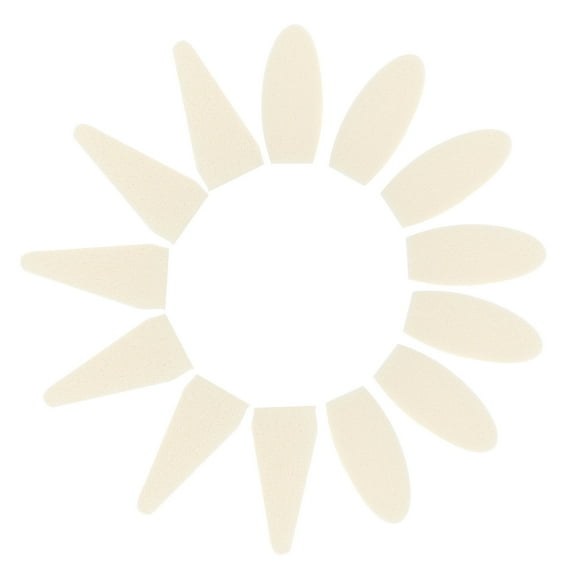 BESTYASH 40Pcs Sketch Wiper Sponge Heads Blending Sponge for Drawing White Student Use Art Students