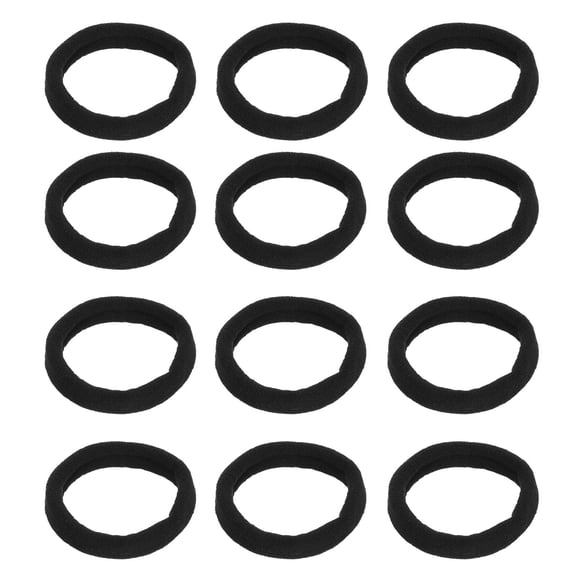 BESTYASH 40Pcs Stylish Black Hair Accessories Hair Rope Ponytail Holder Comfortable Use