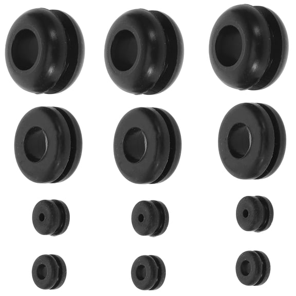 BESTYASH 40Pcs Wiring Grommets Black Cable Wire Protectors for Automotive and Electrical Use