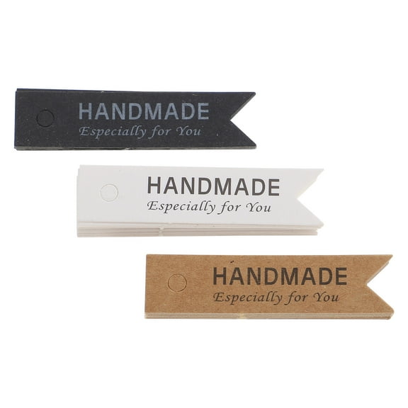 BESTYASH 45Pcs Kraft Paper Hanging Candle Tags with English Letters for Candle Decorations