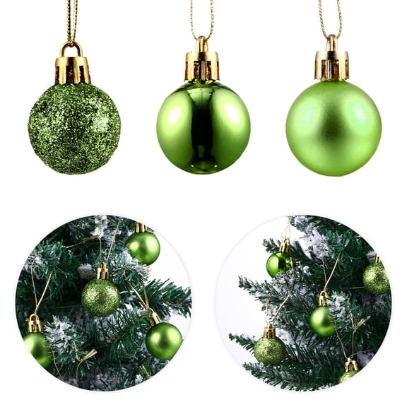 BESTYASH 48-Piece Plastic Christmas Hanging Decorations for Home, Mall, Cafe, Party & Holiday Ornament Set