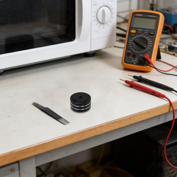 BESTYASH 4Pcs Alloy Speaker Isolation Feet Black with Shockproof Design for Enhanced Audio Clarity