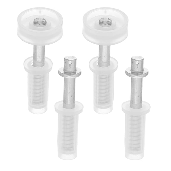 BESTYASH 4-Piece Bi-Fold Door Hardware Set with Smooth Sliding, Quiet for Residential and Home Use