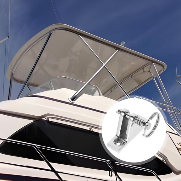 BESTYASH 4Pcs Boat Hardware Stainless Steel Bimini Top Hinges for Yacht Marine Use