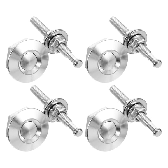 BESTYASH 4-Pack Aluminum Quick Release Hood Pins Kit for Car Engine Bonnet Security and Locking System