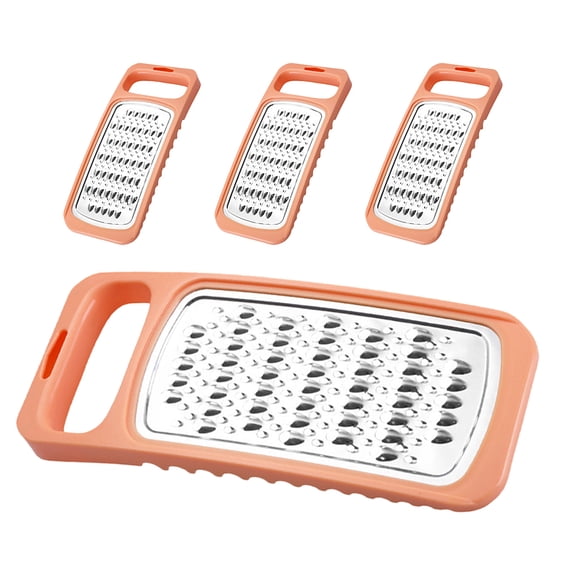 BESTYASH 4-Piece Stainless Steel Multi-Function Food Grater Set with Blades for Kitchen Preparation