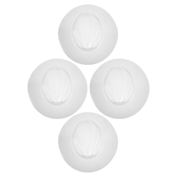 BESTYASH 4Pcs Clear Cowboy Hat Shaper for Desktop Hat Display and Suitcase Storage