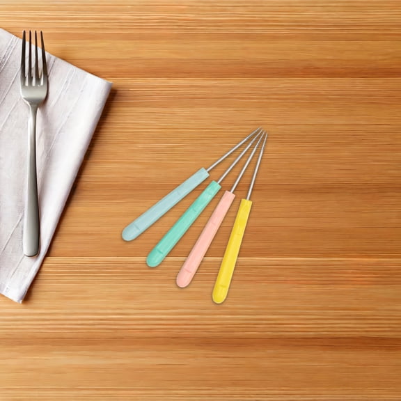 BESTYASH 4Pcs Cookie Scribe Tool for Decorating Icing Sugar Cookies and Cakes Steel and ABS Assorted Color