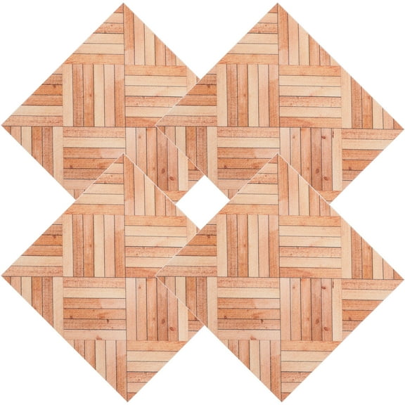 BESTYASH 4Pcs Dollhouse Floorboard Dollhouse Ornaments Multi PVC Indoor Play DIY Projects