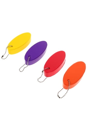 4-Pack Floating Boat Key Float Keychains for Water Sports, Outdoor Activities, and Easy Key Retrieval