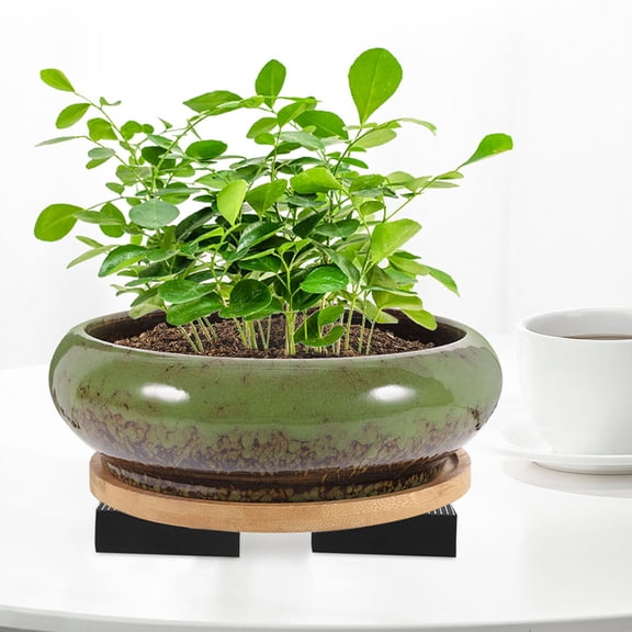 BESTYASH 4Pcs Flowerpot Pads Rubber Black for Gardening Applications