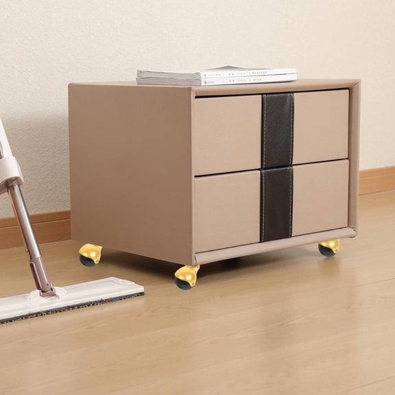 BESTYASH 4Pcs Furniture Casters Golden PP Universal Design Easy Installation Smooth Movement