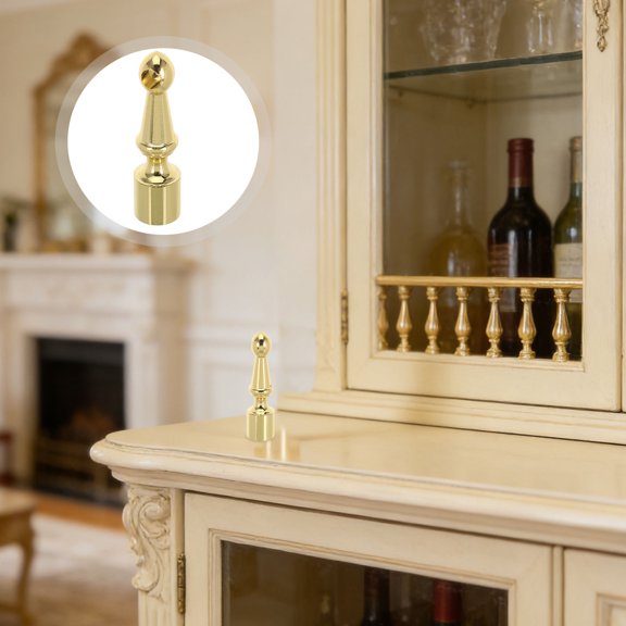 BESTYASH 4Pcs Furniture Rail Spindles and Glass Railing Post Caps with Sturdy Connection for Daily Use