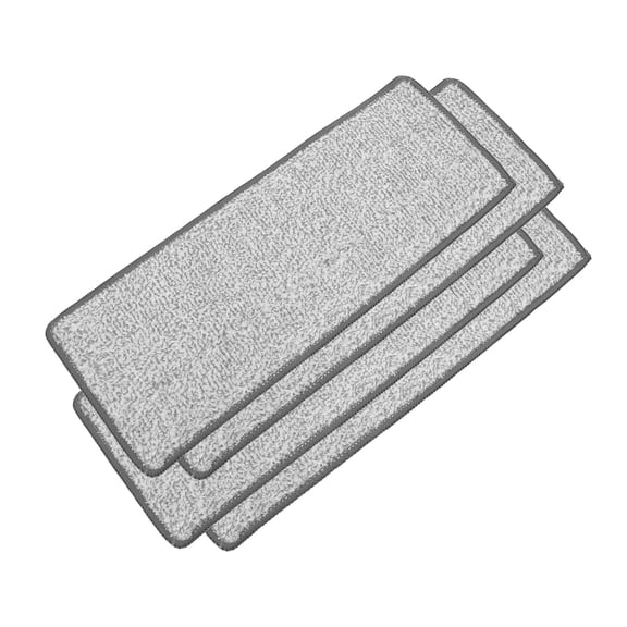 BESTYASH 4Pcs Reusable Grey Microfiber Mop Refill Pads for Hardwood Tile and Marble Floors
