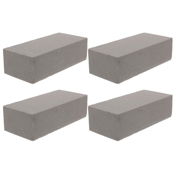 BESTYASH 4Pcs Grey Dry Floral Stand Flower Arrangement Foam for Artificial Flower Projects