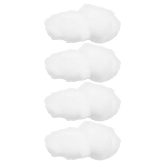 BESTYASH White 3D Cotton Clouds Decorative Pendant for Home and Parties