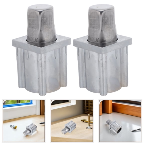 BESTYASH 4-Pack Heavy Duty Stainless Steel Workbench Legs with Adjustable Leveling Feet for Kitchen, Garage, and Industrial Use