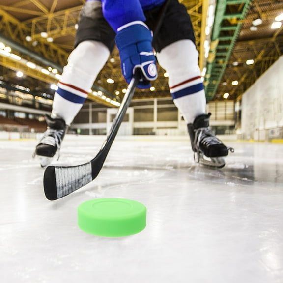 BESTYASH 4Pcs Professional Ice Hockey Puck PVC Material for Training and Roller Hockey Use Outdoors