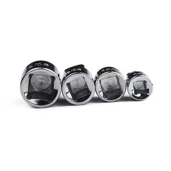 BESTYASH 4Pcs Impact Socket Adapter Reducer Set Silver for Wrenches and Electric Screwdrivers