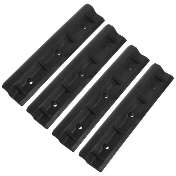 BESTYASH 4Pcs Kayak Clip Bracket Black PVC for Outdoor Adventures - Quick Install & Weather-resistant