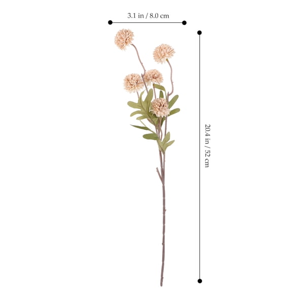 BESTYASH 4Pcs Artificial Flower Picks Assorted Color for Vase Decoration