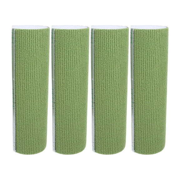 BESTYASH 4Pcs Cat Scratching Posts for Wall Self Adhesive Light Green Cat Climbing Poles Indoor Use