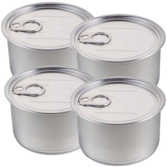 BESTYASH 4Pcs Lightweight Aluminum Storage Cans for Food Preservation with Tight Seal Easy Access