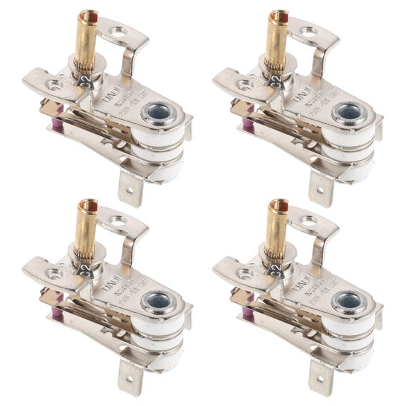 BESTYASH 4Pcs Mechanical Manual Temperature Controller Thermostat for Electric Radiator and Space Heater Use