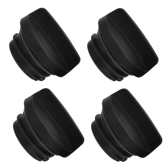 BESTYASH 4Pcs Outdoor Umbrella Hole Plug Black Patio Table Hole Cover Insert for Home Use