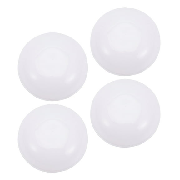 BESTYASH 4-Pack White PVC Ceiling Light Fixture Covers Diffuser Shades for Home Hallway and Indoor Lighting