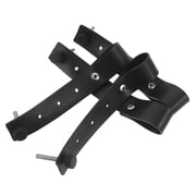 BESTYASH 4Pcs Keyboard Strap Lock Black Reinforced Nylon Belt for Secure Fixing on Piano Stands