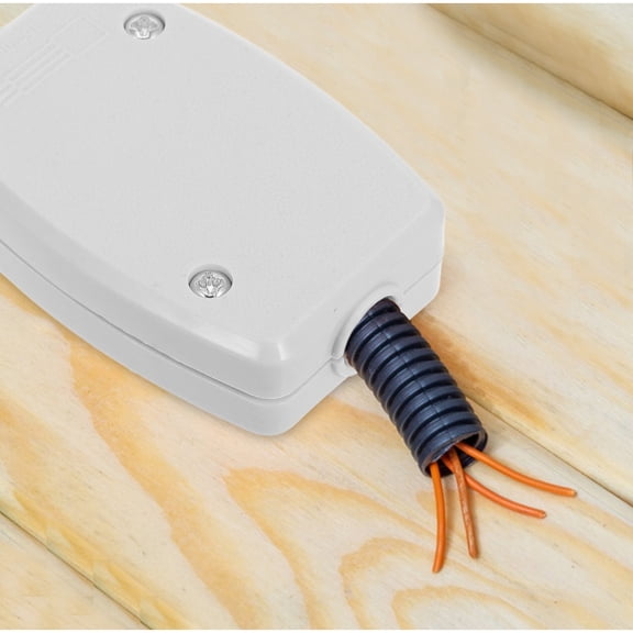 BESTYASH 4-Pack Plastic Terminal Block Junction Boxes for Wire Connectors Crimpers Construction for Electricians