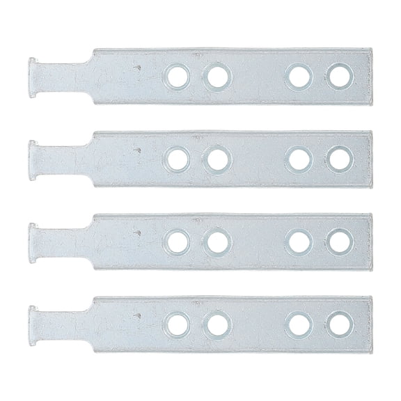 BESTYASH 4Pcs Plated Silver Die Cast Window Pivot Bar Replacement for Tilt Sash and Single Hung Windows