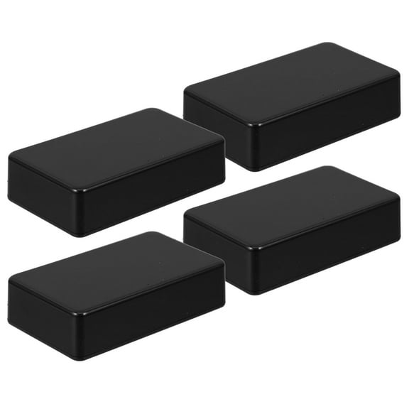 BESTYASH 4Pcs Portable Black Safe Box Hidden Container for Jewelry Money with Junction Box Disguise