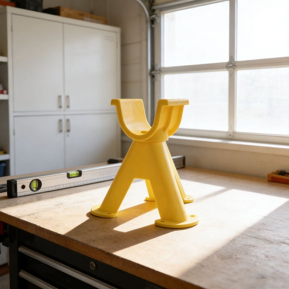 BESTYASH 4Pcs Portable Plastic Cable Holder Tripod Yellow for Insulated Wire Management and Safety