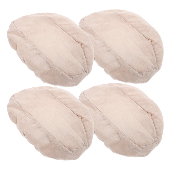BESTYASH 4-Pack Cotton Proofing Cloths Beige for Baking Dough, Prevents Drying and