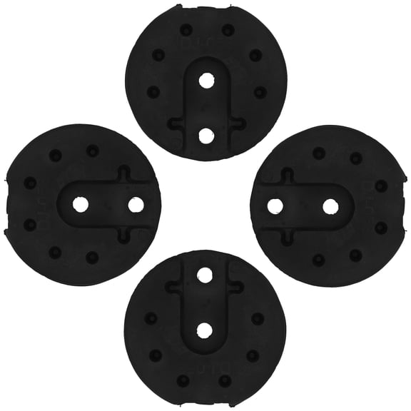 BESTYASH 4Pcs Replacement Floor Lamp Base Weight Black Plastic Wobble Resistant Lamp Base Only