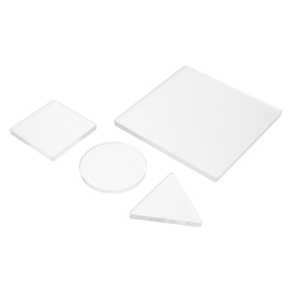 BESTYASH 4Pcs Clear Gel Printing Plate for Artistic Printmaking Compatible with Waterbased and Oilbased Media