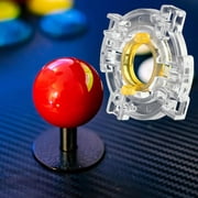 BESTYASH 4Pcs Round Joystick Retaining Rings Transparent Base High Precision Control Accessories