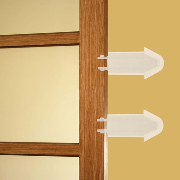 BESTYASH 4Pcs Safety Window Locks Transparent ABS for Child Proofing