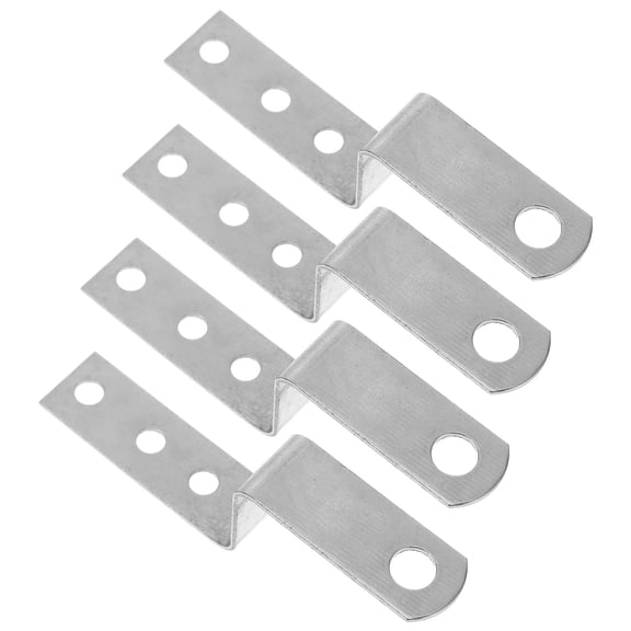 BESTYASH 4-Pack Metal Furniture Drawer Lock Brackets for Cabinets and Photo Frame Fastening Hardware