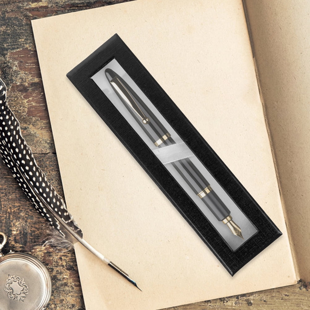 BESTYASH 4Pcs Single Pen Box Made of Paper with Clear Window for ...