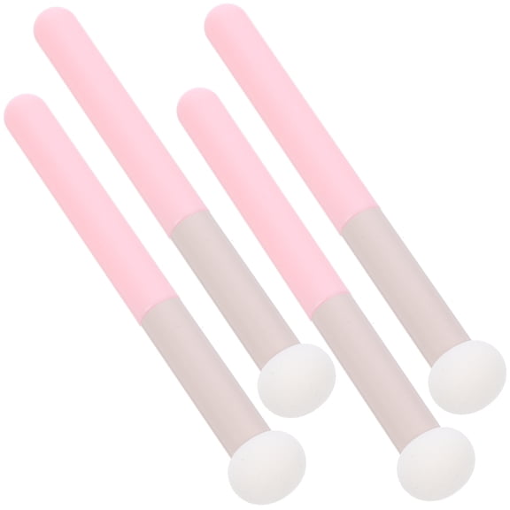 BESTYASH 4Pcs Small Sponge Brush for Foundation Application Pink Sponge