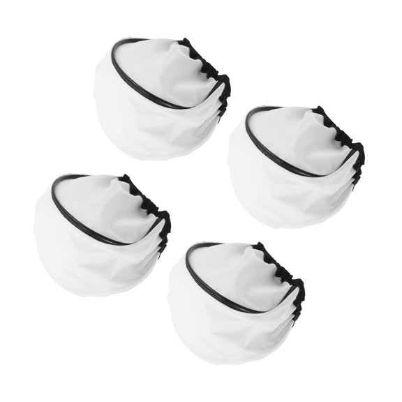 BESTYASH 4-Pack Soft White Light Diffuser Covers for Camera Flash Softbox Portable Photography Lighting Accessories