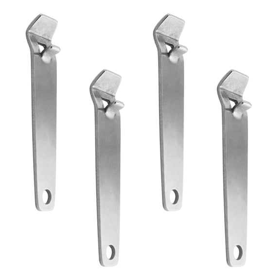 BESTYASH Hand Held Bottle Opener Strong Stainless Steel for Removing Caps 4Pcs