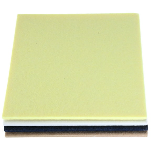 BESTYASH 4Pcs Tiles Felt Bulletin Board for Grid Wall White Wall Decoration Office Space