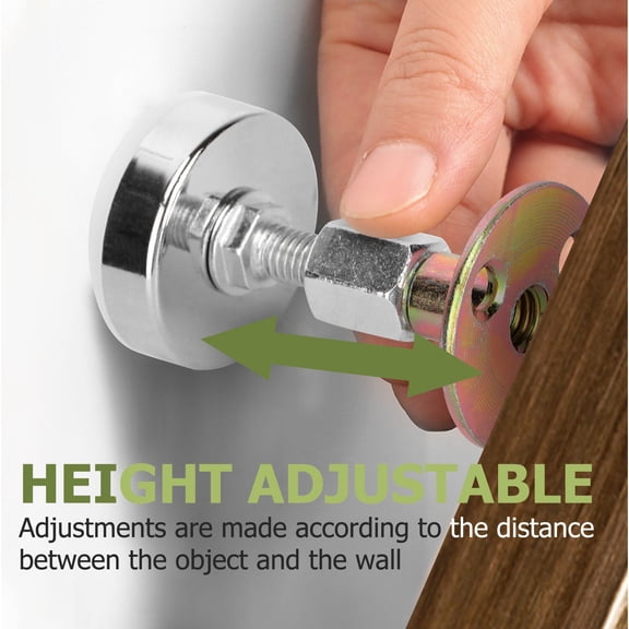 BESTYASH 4-Piece Telescopic Stainless Steel Bed Support Bars for Furniture Stability and Office Use
