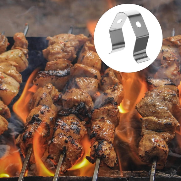 BESTYASH 4Pcs Temperature Probe Pot Clip Stainless Steel Clamp for Cooking and Grill Use