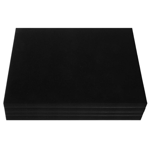 BESTYASH 4Pcs Black Foam Buffer Packaging with Shockproof Protection for Shipping Supplies